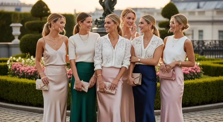 Satin Skirt Outfits