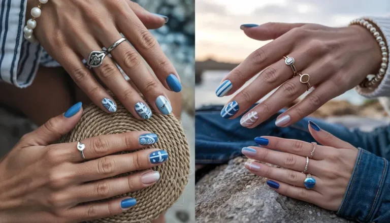 19 Nautical Nail Art Ideas for Beach Lovers