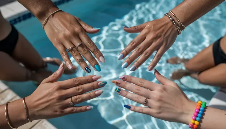 19 Fresh Pool Day Nails for Sunny Summer Days