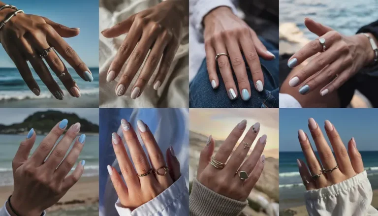 16 Ocean Nail Art Ideas with Coastal Aesthetic